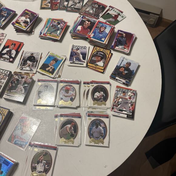 Lot Of Baseball Cards Vintage 80’s 90’s 00’s Topps Upper Deck Estate 10 Lbs - Picture 7 of 8